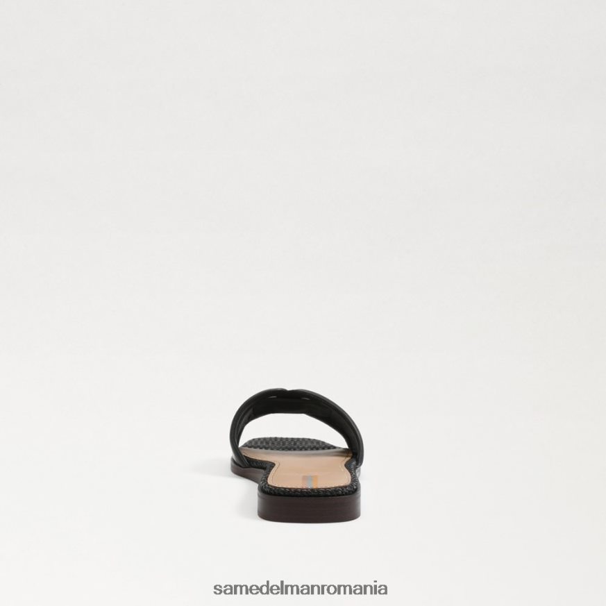 Sam Edelman încălţăminte șopârlă neagră femei sandale irina slide HN448Z3