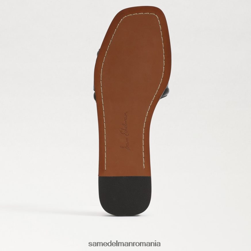 Sam Edelman încălţăminte șopârlă neagră femei sandale irina slide HN448Z3