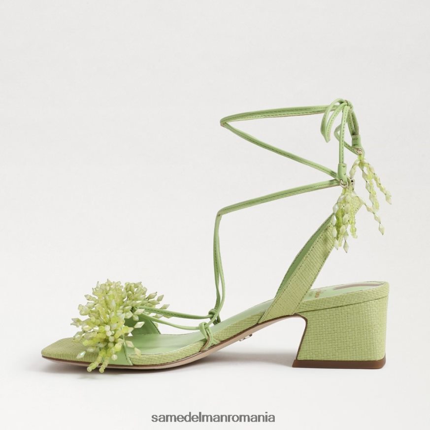 Sam Edelman încălţăminte para de vara femei Sandale walda cu toc bloc cu margele HN448Z63