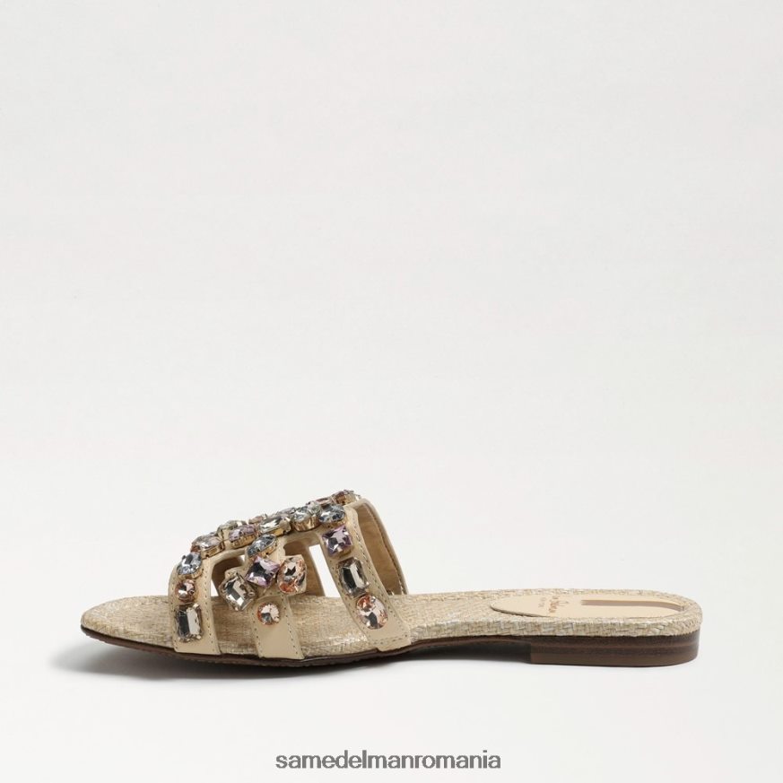 Sam Edelman încălţăminte piele de coajă de ou femei sandală bay 16 slide HN448Z535
