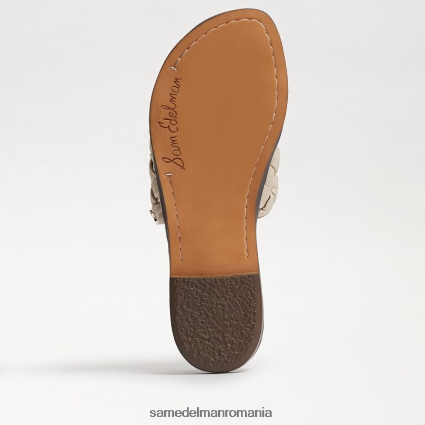 Sam Edelman încălţăminte piele de fildeș modernă femei sandală glisante țesute griffin HN448Z634