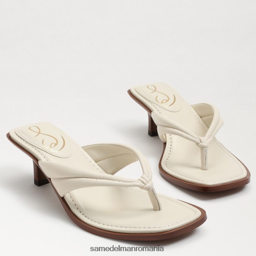 Sam Edelman încălţăminte piele de fildeș modernă femei sandale tanga daphney HN448Z709
