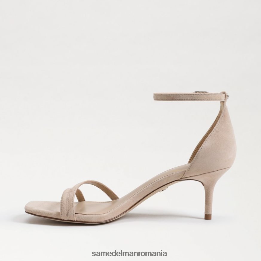 Sam Edelman încălţăminte piele intoarsa aurie femei sandale cu toc pisicuță bujor HN448Z504