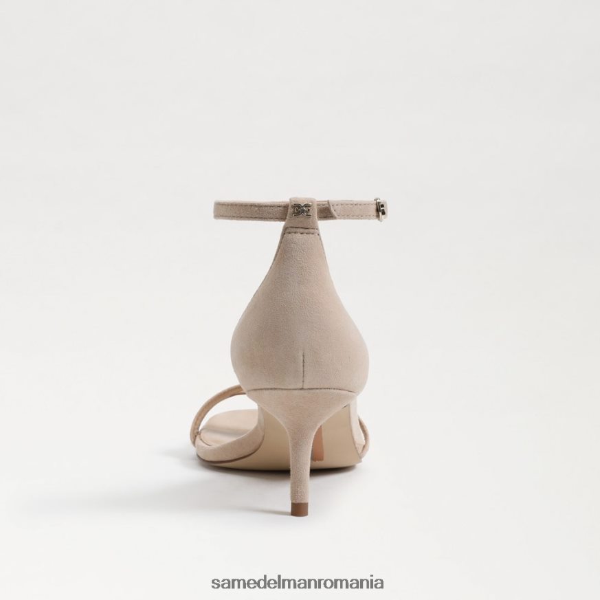 Sam Edelman încălţăminte piele intoarsa aurie femei sandale cu toc pisicuță bujor HN448Z504