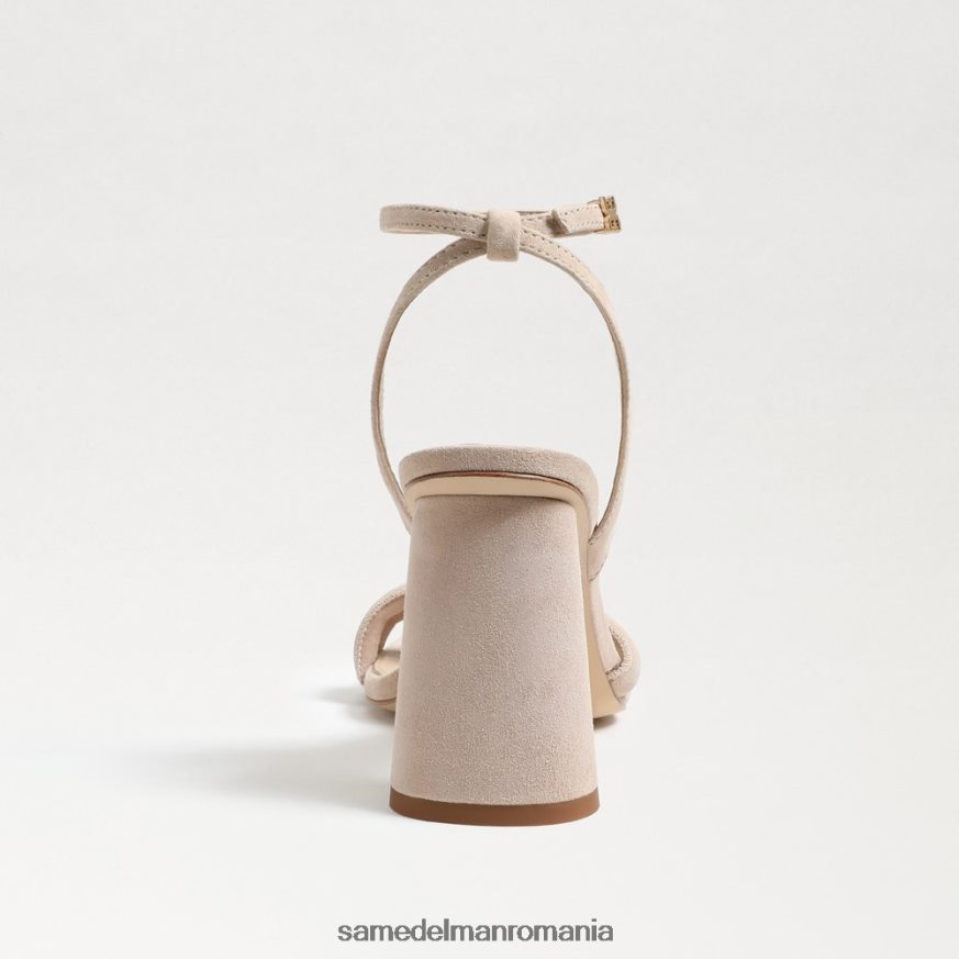 Sam Edelman încălţăminte piele intoarsa cappuccino femei sandale kia cu toc bloc HN448Z118