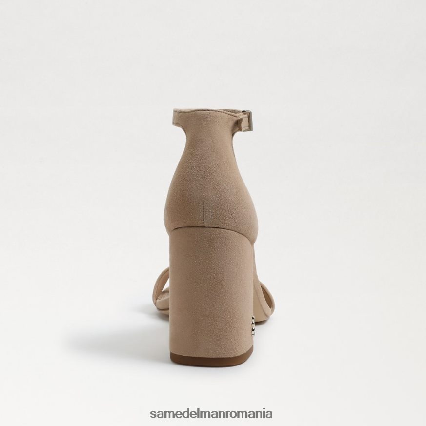 Sam Edelman încălţăminte piele intoarsa din fulgi de ovaz femei sandale daniella cu toc bloc HN448Z303