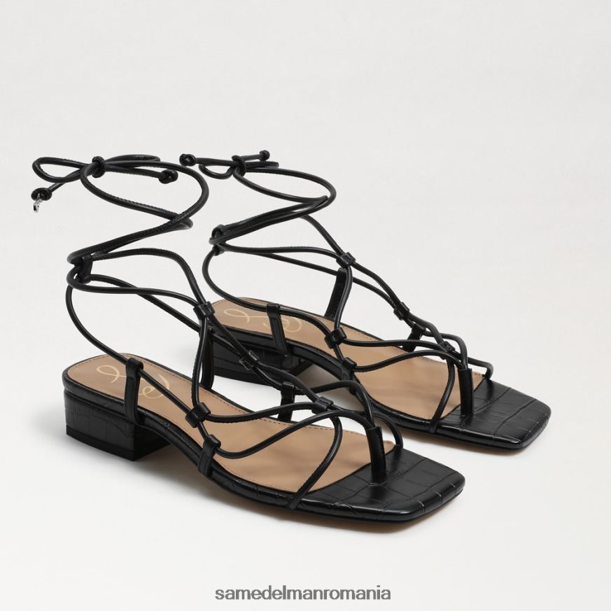 Sam Edelman încălţăminte piele neagra femei sandală daffy HN448Z420