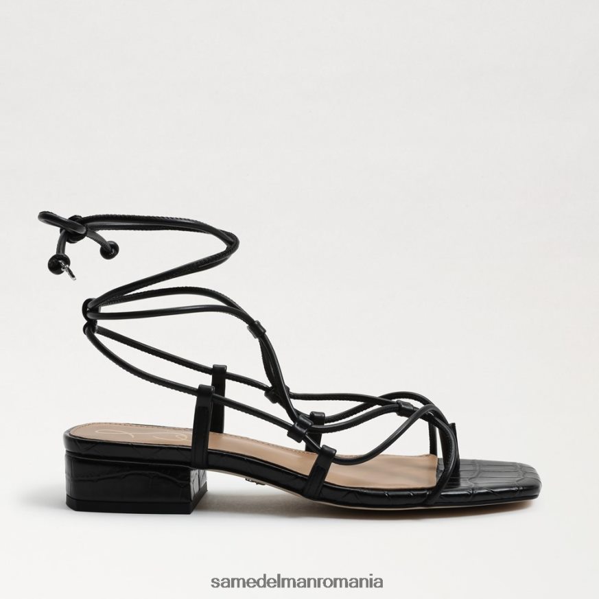 Sam Edelman încălţăminte piele neagra femei sandală daffy HN448Z420