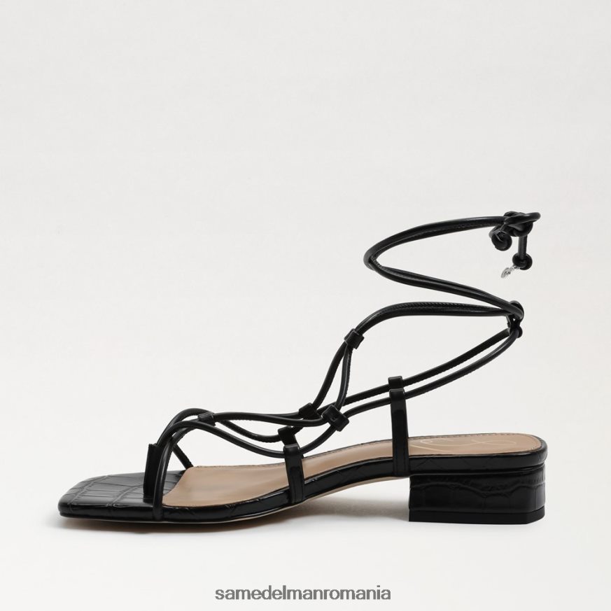 Sam Edelman încălţăminte piele neagra femei sandală daffy HN448Z420