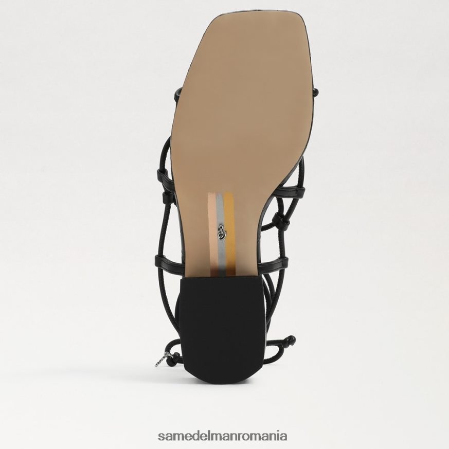 Sam Edelman încălţăminte piele neagra femei sandală daffy HN448Z420
