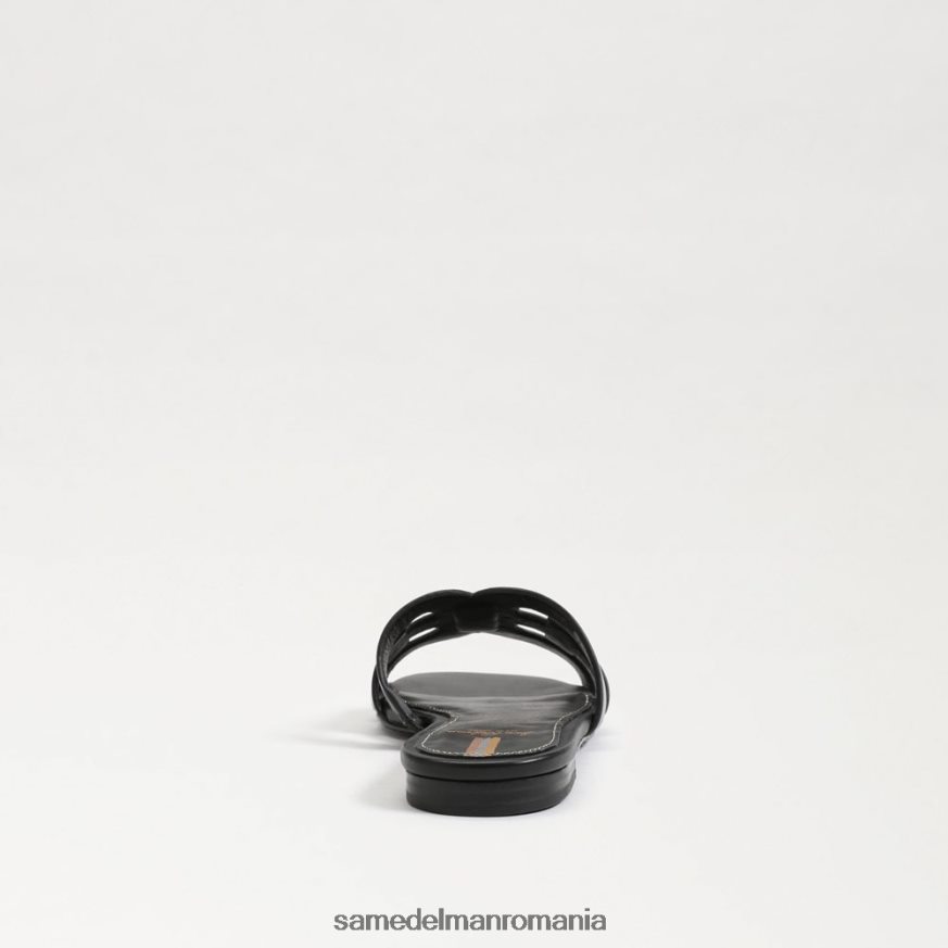 Sam Edelman încălţăminte piele neagra femei sandală de alunecare radiantă bay HN448Z575