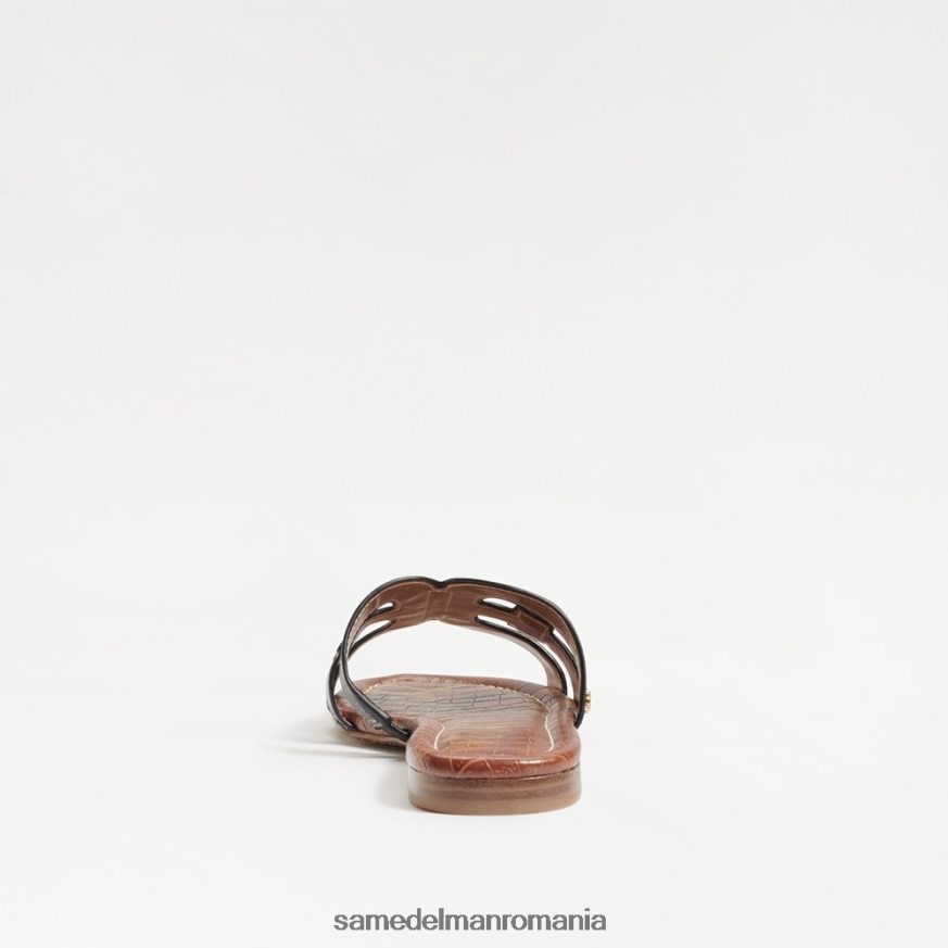 Sam Edelman încălţăminte piele neagra femei sandală de tip bay slide HN448Z12