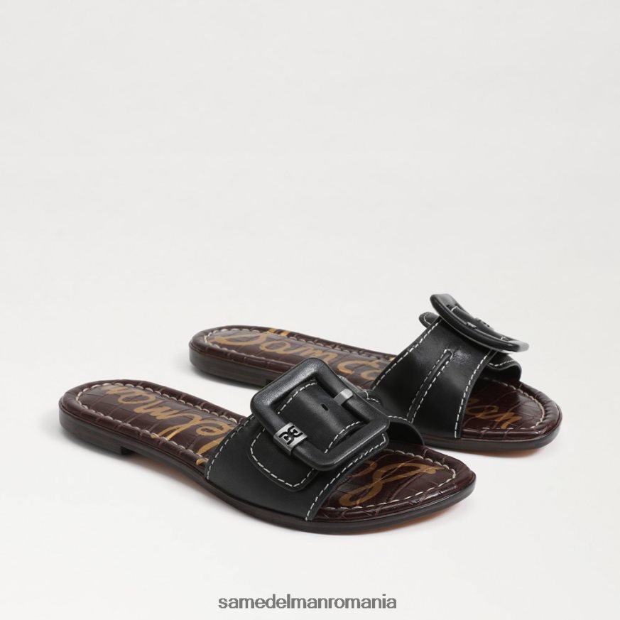 Sam Edelman încălţăminte piele neagra femei sandală gaige slide HN448Z26