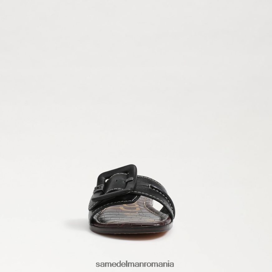 Sam Edelman încălţăminte piele neagra femei sandală gaige slide HN448Z26