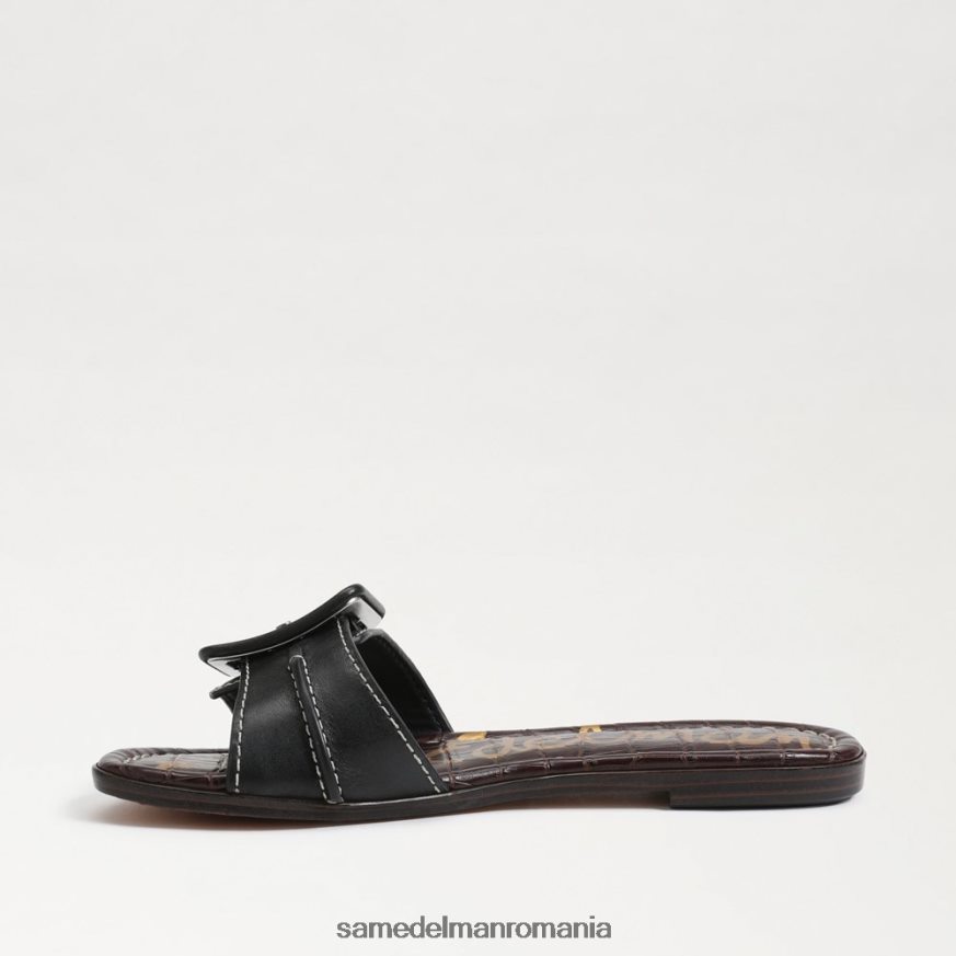 Sam Edelman încălţăminte piele neagra femei sandală gaige slide HN448Z26