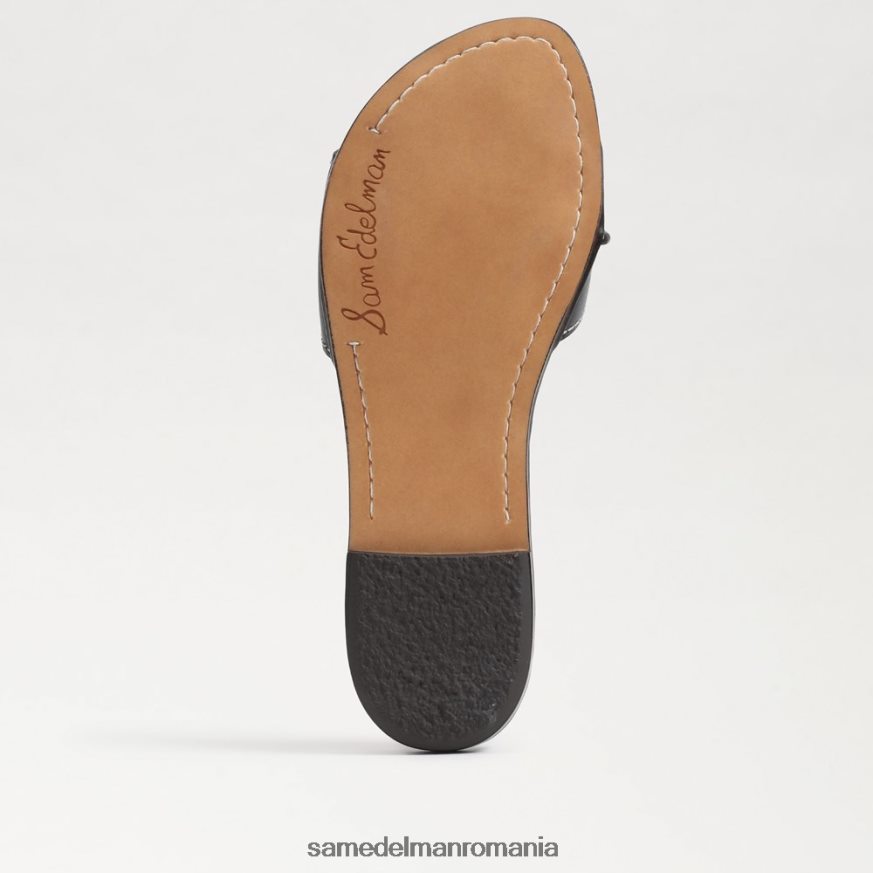 Sam Edelman încălţăminte piele neagra femei sandală gaige slide HN448Z26