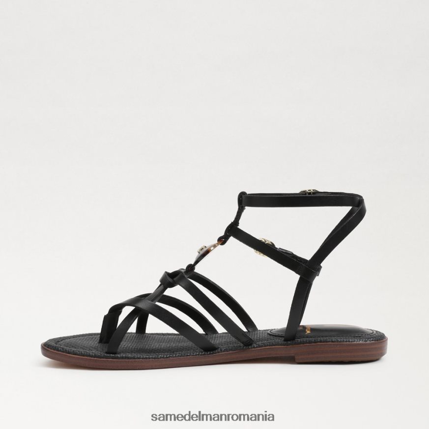 Sam Edelman încălţăminte piele neagra femei sandală gladiator Gwen HN448Z248