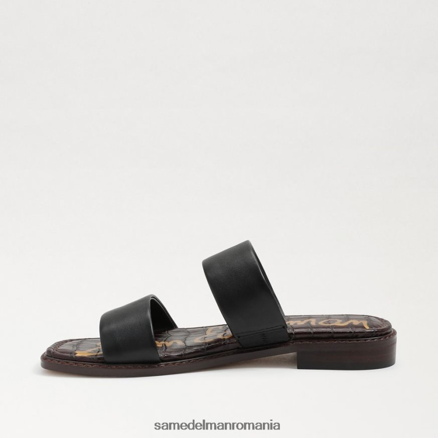 Sam Edelman încălţăminte piele neagra femei sandală haydee slide HN448Z572