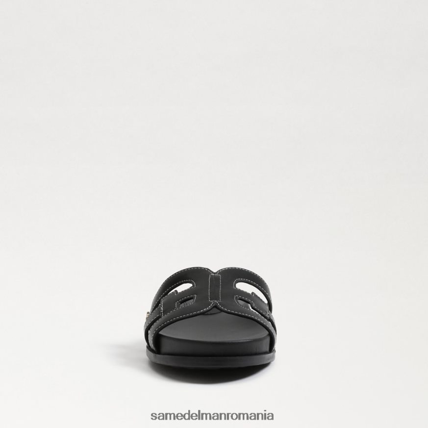 Sam Edelman încălţăminte piele neagra femei sandală nettie slide HN448Z274