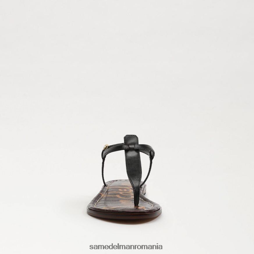 Sam Edelman încălţăminte piele neagra femei sandale gigi tanga HN448Z227