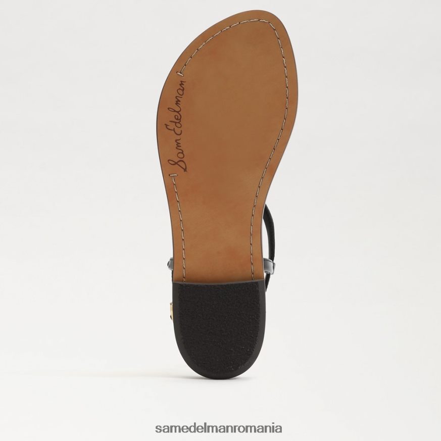 Sam Edelman încălţăminte piele neagra femei sandale gigi tanga HN448Z227