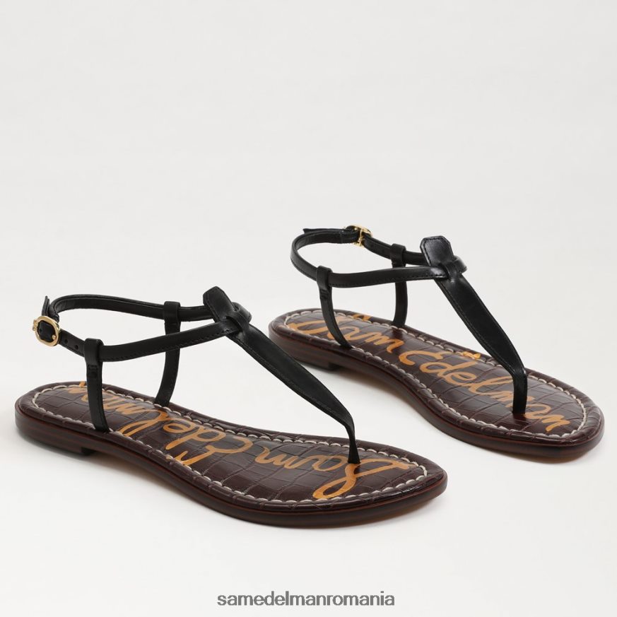 Sam Edelman încălţăminte piele neagra femei sandale gigi tanga HN448Z227