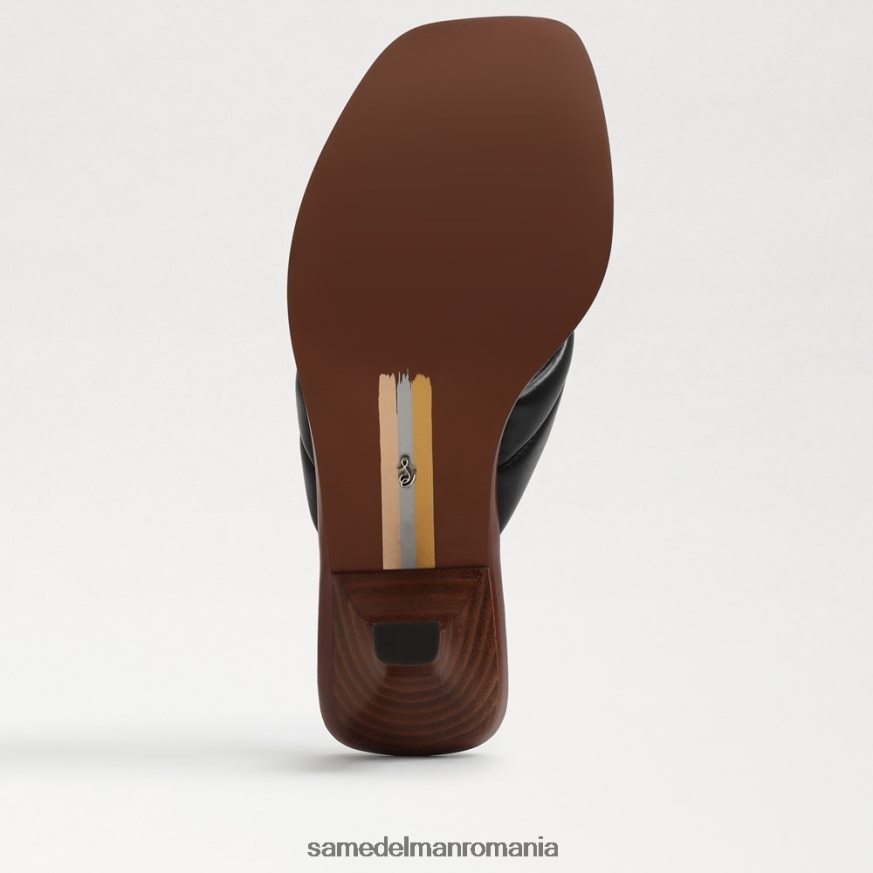 Sam Edelman încălţăminte piele neagra femei sandale tanga daphney HN448Z708