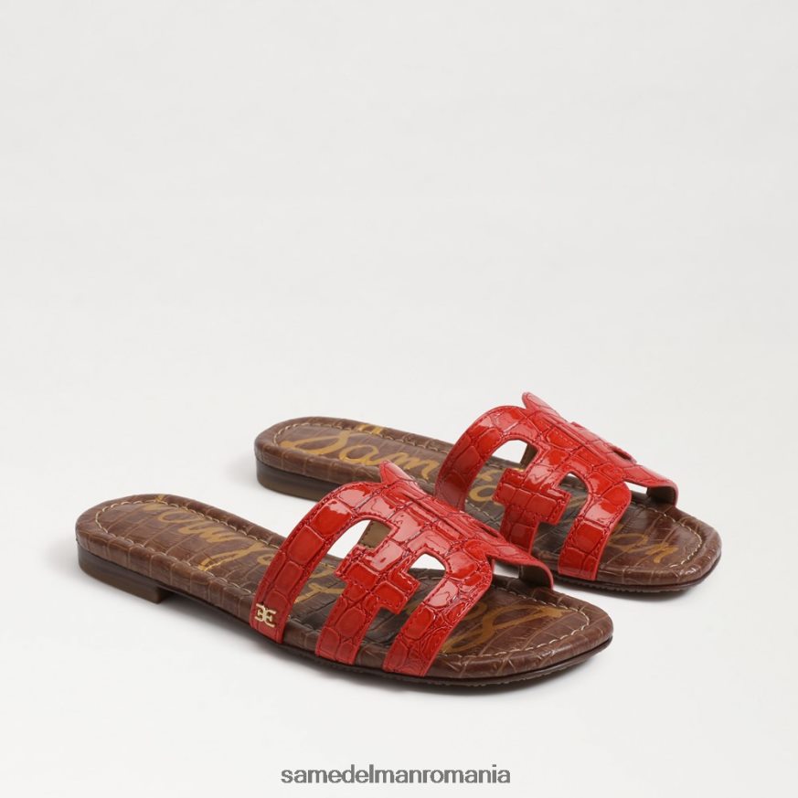 Sam Edelman încălţăminte roșu teracotă femei sandală de tip bay slide HN448Z23