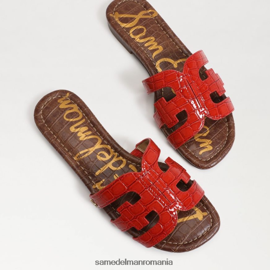 Sam Edelman încălţăminte roșu teracotă femei sandală de tip bay slide HN448Z23