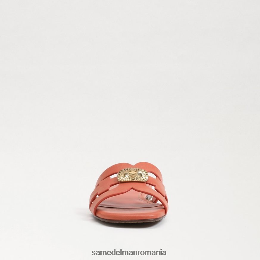 Sam Edelman încălţăminte roz teracota femei sandală de alunecare radiantă bay HN448Z577