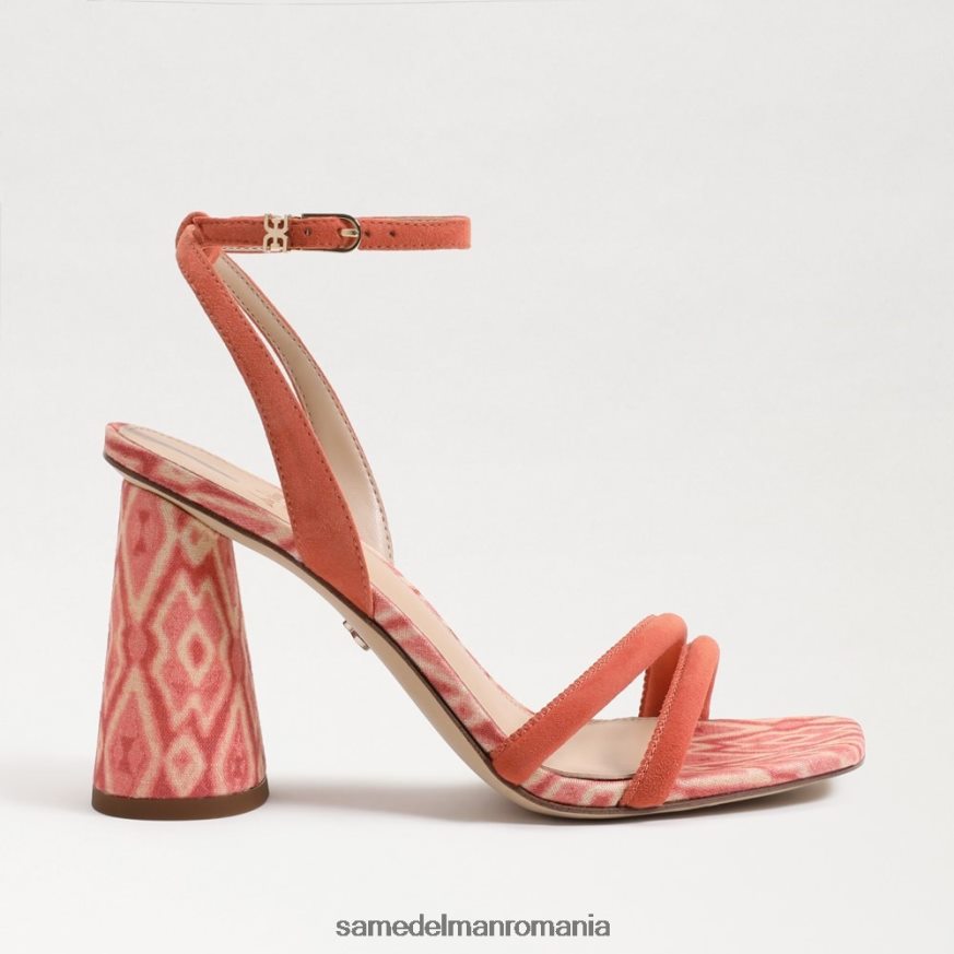 Sam Edelman încălţăminte roz teracota femei sandale kia cu toc bloc HN448Z120