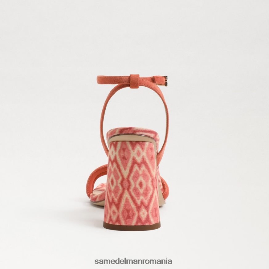 Sam Edelman încălţăminte roz teracota femei sandale kia cu toc bloc HN448Z120