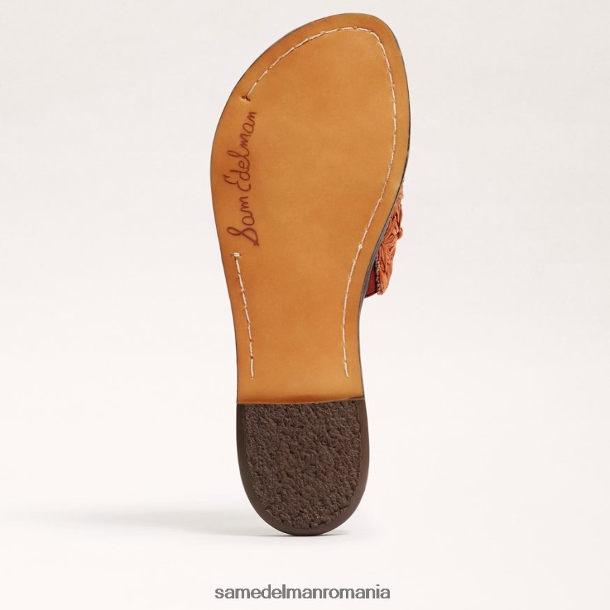 Sam Edelman încălţăminte rugină întunecată femei sandale rafie giovanna HN448Z70