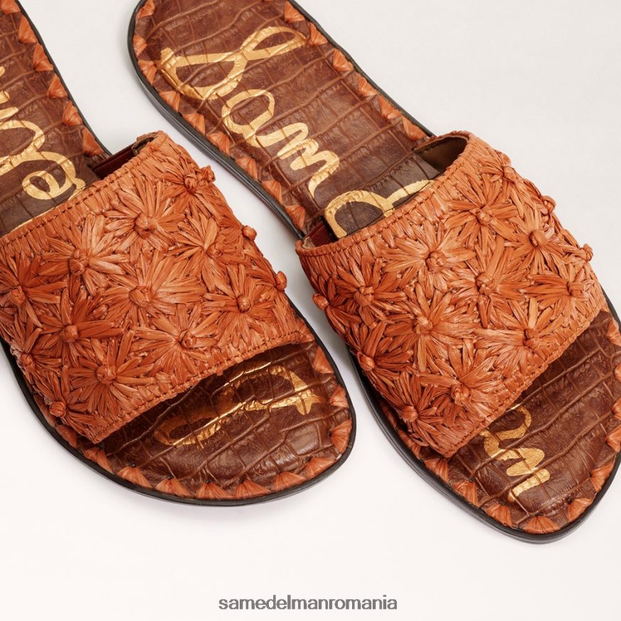 Sam Edelman încălţăminte rugină întunecată femei sandale rafie giovanna HN448Z70