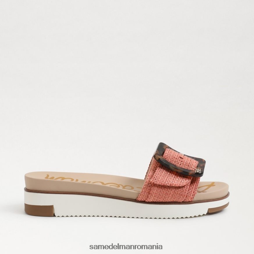 Sam Edelman încălţăminte stuc roz femei sandală ariane slide HN448Z181