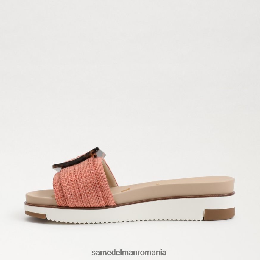 Sam Edelman încălţăminte stuc roz femei sandală ariane slide HN448Z181