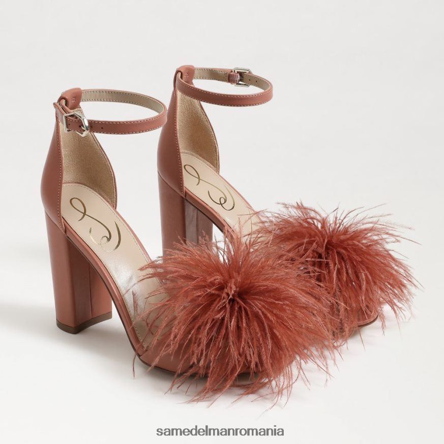 Sam Edelman încălţăminte trandafir de siena femei sandale yaro cu toc cu pene HN448Z765