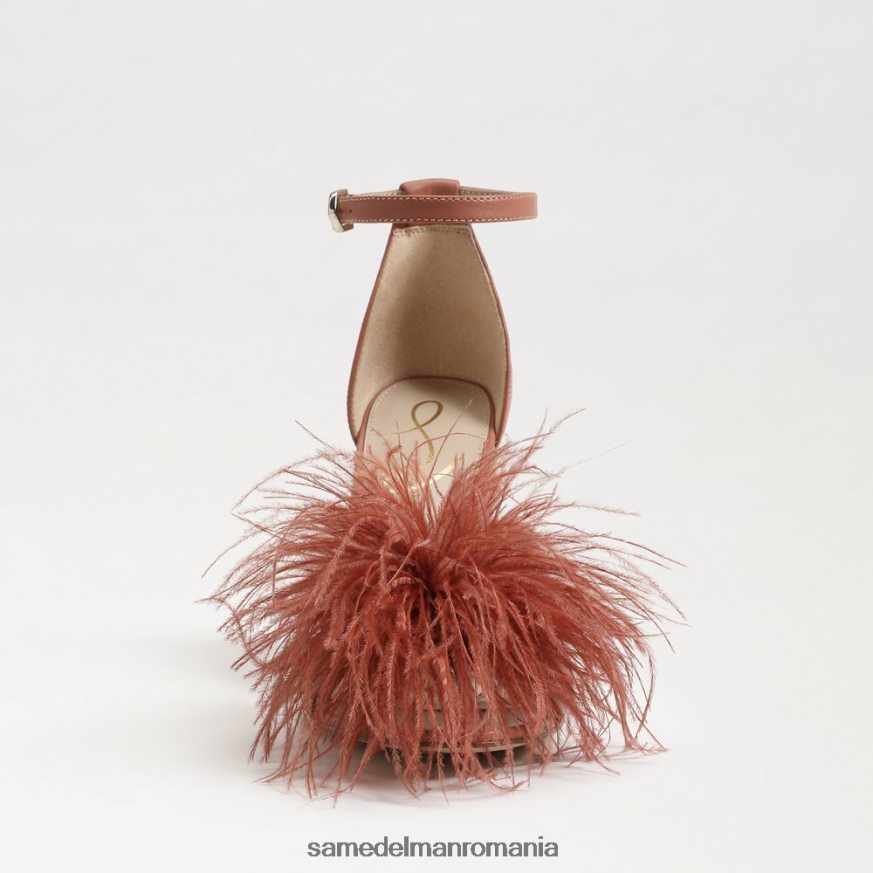 Sam Edelman încălţăminte trandafir de siena femei sandale yaro cu toc cu pene HN448Z765