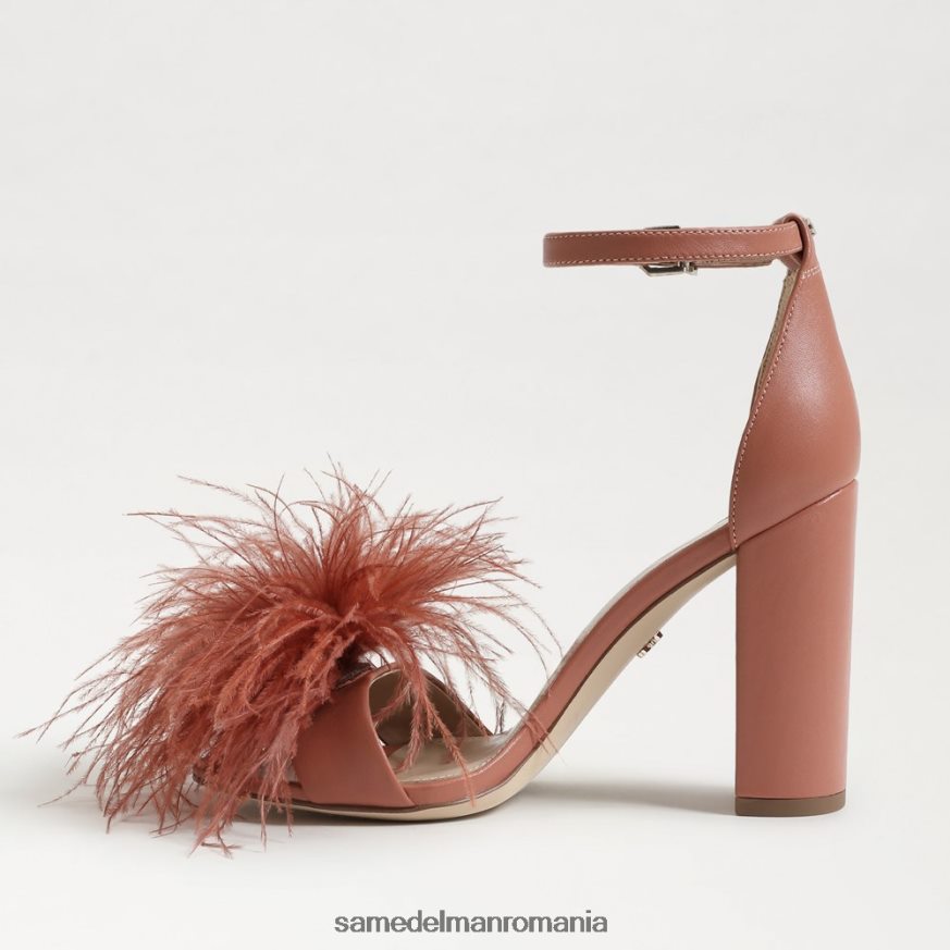 Sam Edelman încălţăminte trandafir de siena femei sandale yaro cu toc cu pene HN448Z765