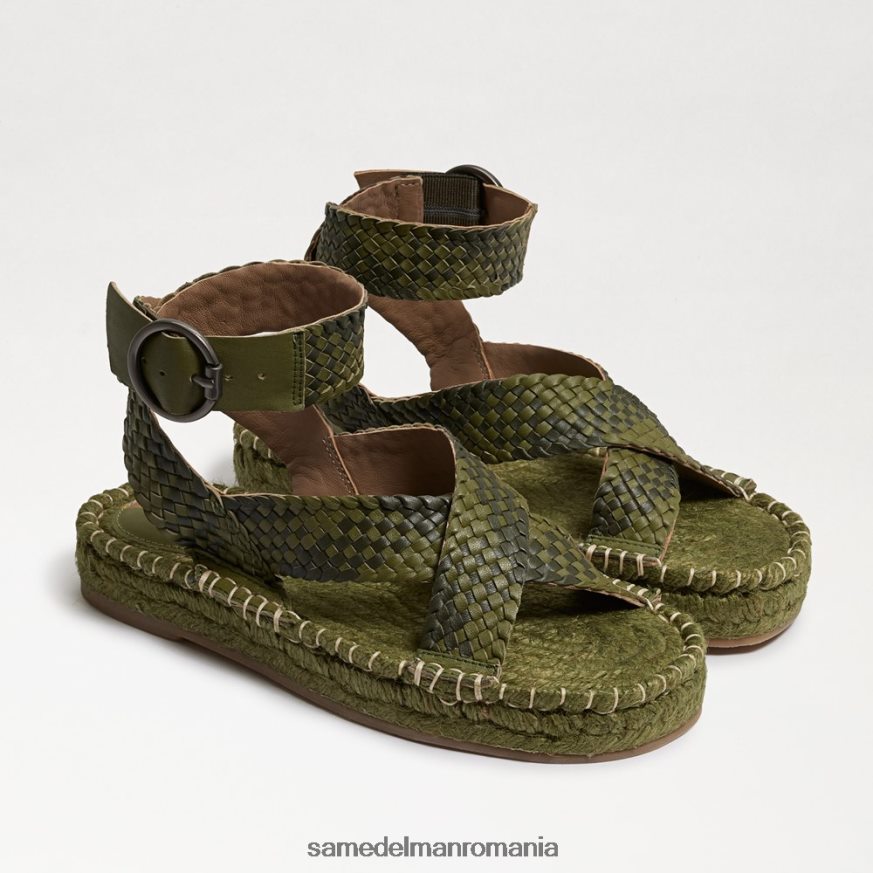 Sam Edelman încălţăminte verde feriga femei sandale cu platforma Dakota HN448Z581
