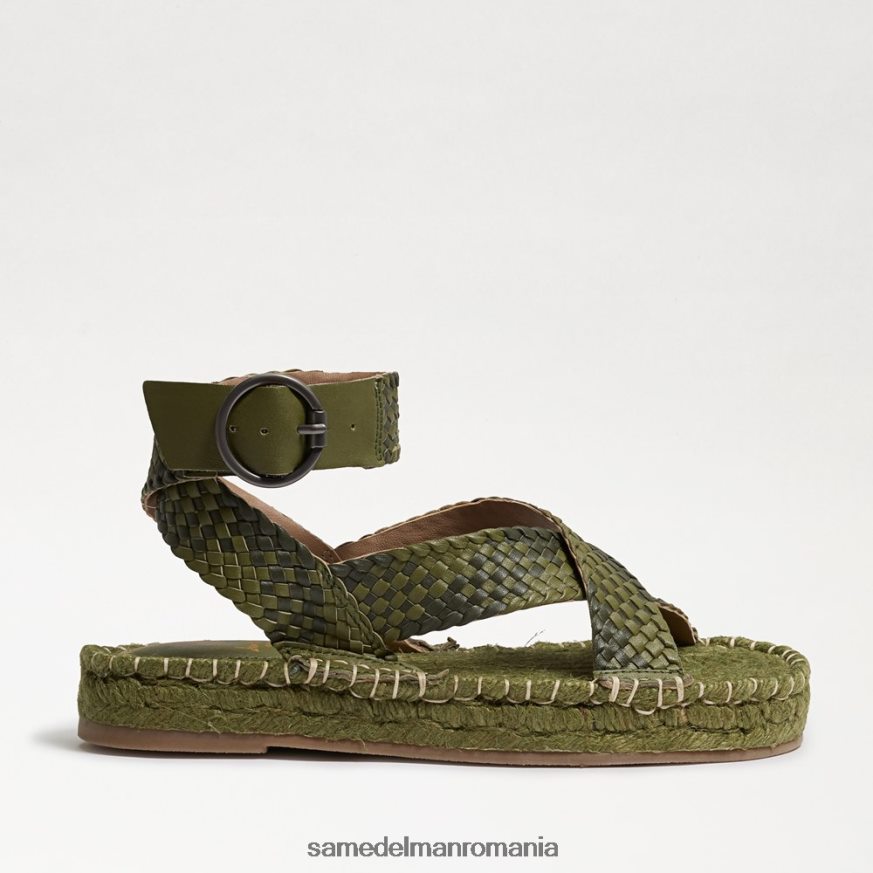 Sam Edelman încălţăminte verde feriga femei sandale cu platforma Dakota HN448Z581