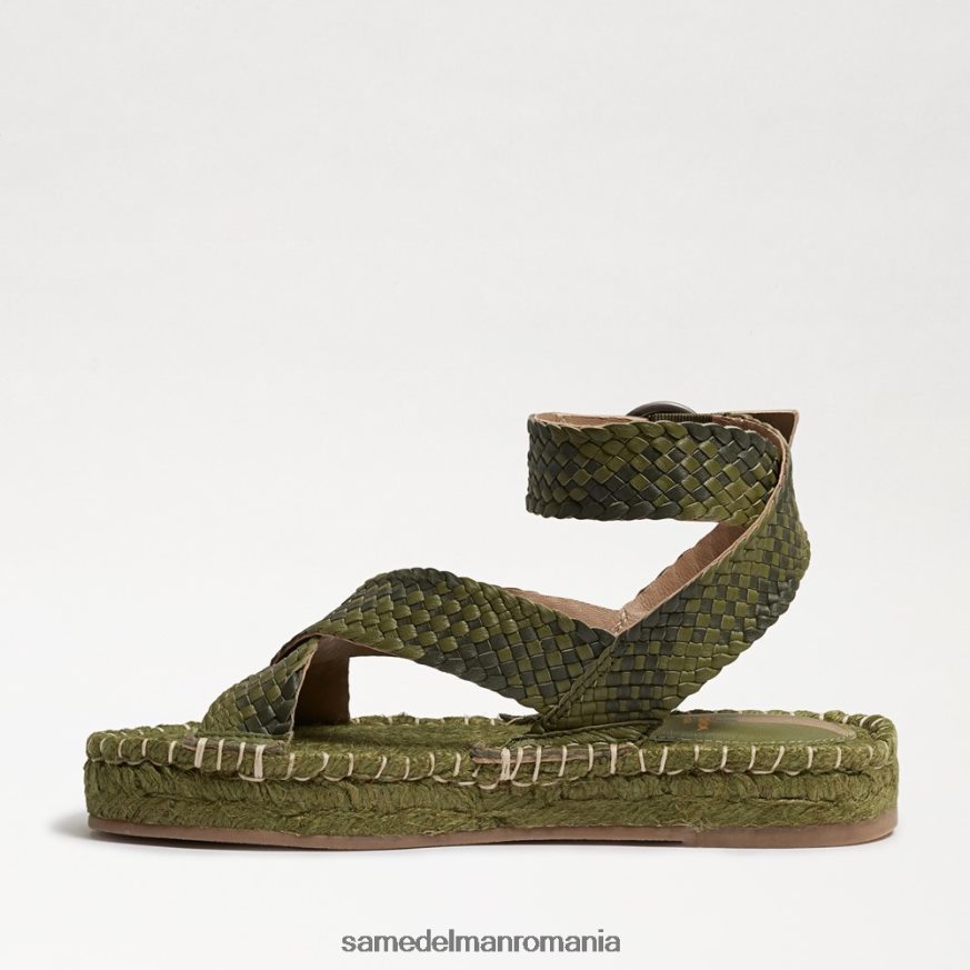 Sam Edelman încălţăminte verde feriga femei sandale cu platforma Dakota HN448Z581