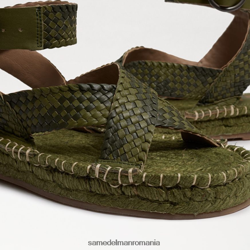 Sam Edelman încălţăminte verde feriga femei sandale cu platforma Dakota HN448Z581